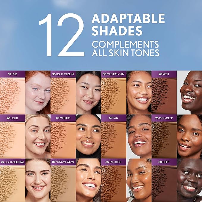 Covergirl Simply Ageless Skin Perfector Essence Foundation, 70 Rich, Tinted Skin Perfector, Skincare Makeup Hybrid, Sheer Tint, Radiant Finish, Skin-Like Finish, Vegan Formula, 1.0oz
