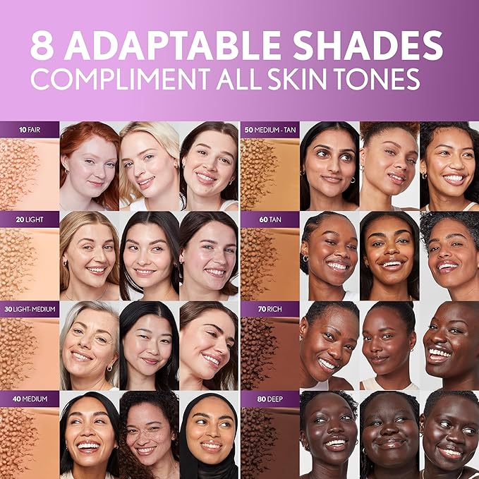 Covergirl Simply Ageless Skin Perfector Essence Foundation, 70 Vegan Formula, 1.0oz