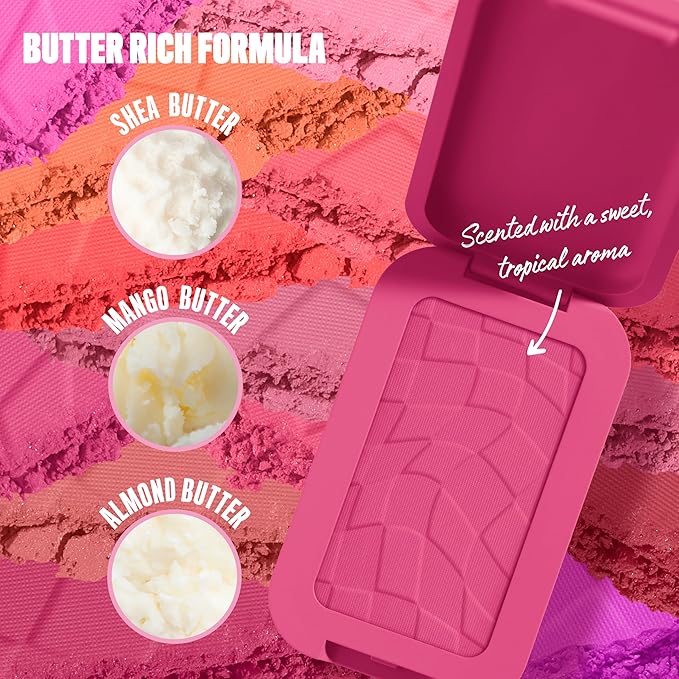 NYX PROFESSIONAL MAKEUP Buttermelt Powder Blush, Fade and With Time