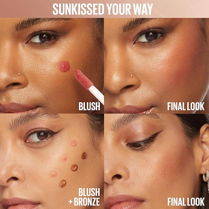 Maybelline Sunkisser Multi-Use Liquid Blush and Bronzer, Blendable, 1 Count