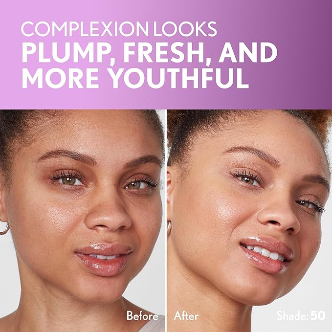 Covergirl Simply Ageless Skin Perfector Essence Foundation, 50 Vegan Formula, 1.0oz
