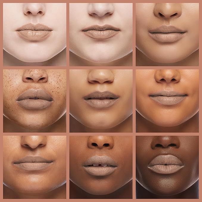 Heart Percent Dote On Mood Lip Pencil, Long-Lasting Creamy Lip Crayon Smooth Color Liner Retractable Lipstick Pencil 0.8g, #12. Caramel Beige