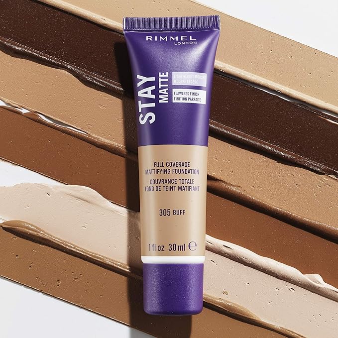 Rimmel London Stay Matte Liquid Mousse - 504 Control, Oil-Free, 1oz