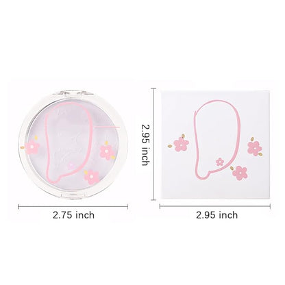 Face Oil Control Pressed Setting Powder-Clarifying Finishing Powder,Waterproof All-Day Use