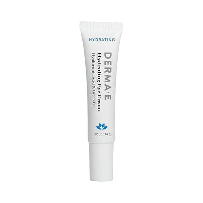 Derma E Hydrating Eye Cream, 0.5 oz | Firming and Lifting, Hyaluronic Acid Treatment, Under Eye and Upper Eyelid Cream, Reduces Puffiness and Appearance of Fine Lines (Pack of 2)
