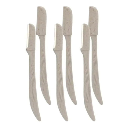 Micro Grooved Derma Blades Facial Razor, Wheat Straw Facial Razor for Women and Men, Eyebrow Razor, Bikini Razor, Hair Trimmer, Facial Hair Remover