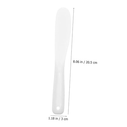 Beaupretty 10pcs Tool Stick White Makeup Silicone Makeup