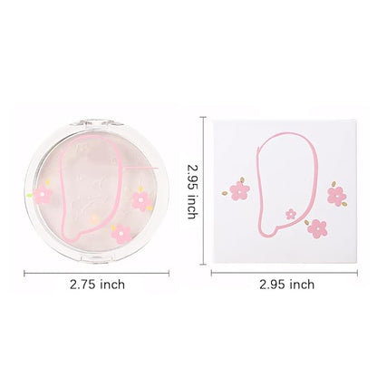 Face Oil Control Pressed Setting Powder-Clarifying Finishing Powder,Waterproof Powder Puff