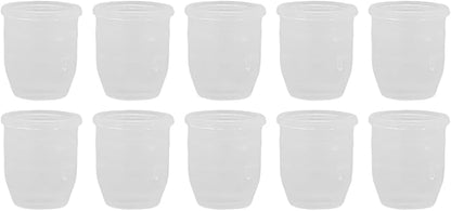 10Pcs 5ml Empty Lip Gloss Tubes Containers Cute Ball Type Plastic Refillable DIY Lip Gloss Bottle, Reusable Empty Bottle Tube Container for Eyelash Growth Oil/Mascara with Brush for Home and Travel