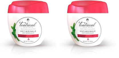 TEATRICAL Anti Wrinkle Face Cream, Face Moisturizer Infused with Green Tea Stem Cells, Helps Reduce Fine Line & Wrinkles, Face Cream for Women, Floral Scent, 7 oz (Pack of 2)