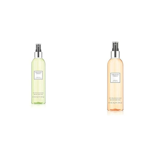Vera Wang Embrace Body Mist Spray for Women, Green Tea & Pear Blossom, 8 Fluid Oz with Marigold and Gardenia Scent, 8 Ounce Body Mist Spray Dreamy Fl