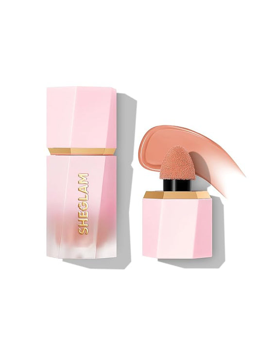 SHEGLAM Color Bloom Liquid Blush Makeup for Cheeks Hush Hush