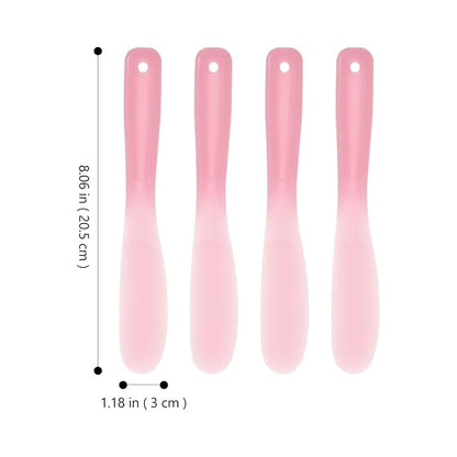 Facial Cream Spatula 10Pcs Mini Cosmetic Spatulas, Silicone