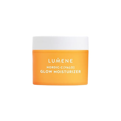 Lumene Nordic-C [Valo] Glow Moisturizer - Radiance Boosting Facial Moisturizer for Dry Skin - Enriched with Hyaluronic Acid & Vitamin C to Visibly Brighten + Plump Skin - 100% Vegan Skin Care (1.7 oz)