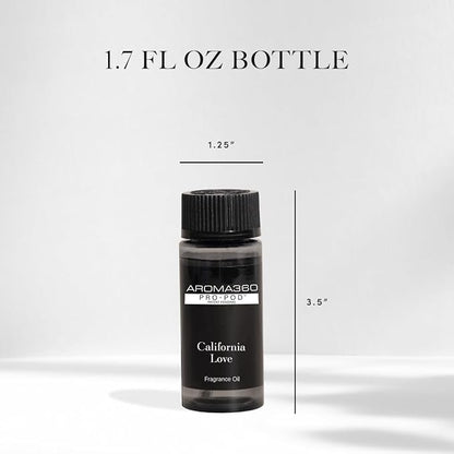 Aroma360 | California Love Pro-Pod Oil Blend | Luxury Hotel Inspired Diffuser Oil | Aromatherapy Scent Diffuser Oil | Green Tea, Lemongrass and Lily 1.7 fl oz, 50 mL