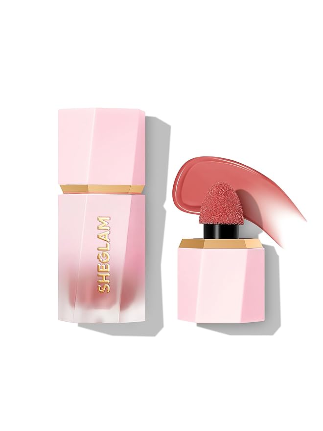SHEGLAM Color Bloom Liquid Blush Makeup for Cheeks Rose Ritual