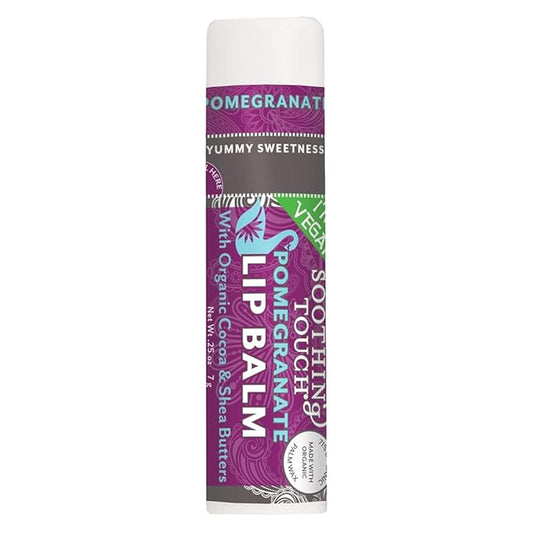 Soothing Touch, Pomegranate Organic, Vegan Lip