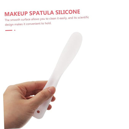 Beaupretty 10pcs Tool Stick White Makeup Silicone Makeup