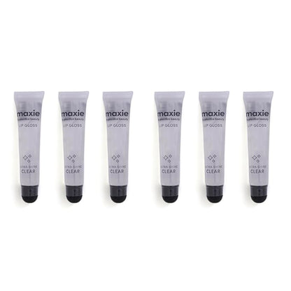 Maxie by Plantico Beauty Clear Lip Polish bulk (12 Pieces) CLEAR/ALOE (Original Clear, 6 PCS)