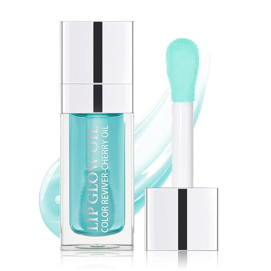Hydrating Lip Glow Oil, Moisturizing Lip Glow Oil, Nourishing Glossy Transparent Lip Oil, Plumping Lip Oil, Lip Balm, Non-sticky Tinted Toot Lip Balm for Lip Care (ALOE) 0.2 OZ