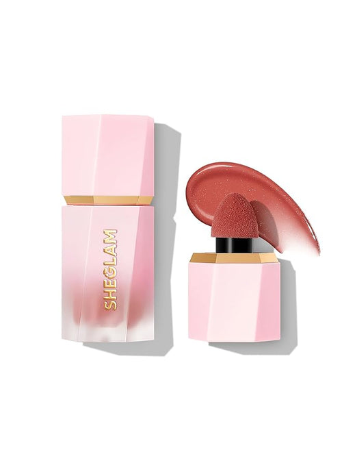 SHEGLAM Color Bloom Dayglow Liquid Blush Makeup for Risky Business