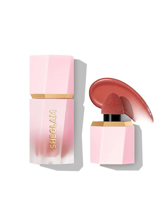 SHEGLAM Color Bloom Dayglow Liquid Blush Makeup for Risky Business