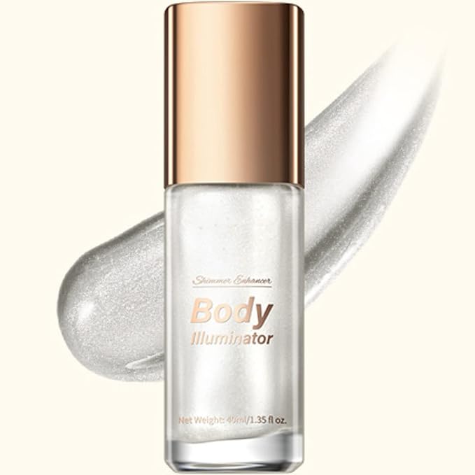 Moisturizing Body Luminizers 5 Colors Smooth and Shimmer 01 Sliver) 40ml