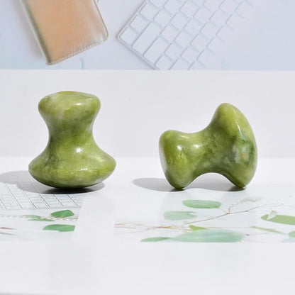 Mushroom Jade Gua Sha Facial Tools, Relaxing