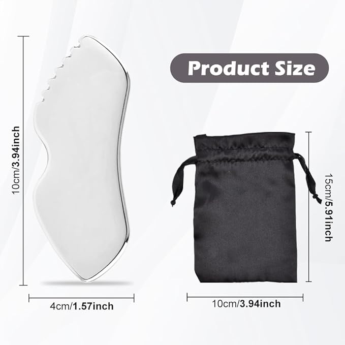 Stainless Steel Gua Sha Facial Tools,