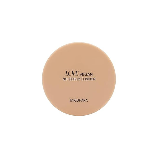 LOVE Vegan No-Sebum Cushion | K-Beauty No Sebum (/0.52 oz.) 15g