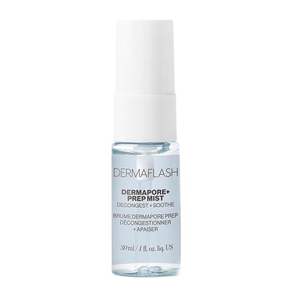 DERMAFLASH DERMAPORE+ Prep Face Mist, Mineral Facial Cleanser & Pore Minimizer for Face, 30ml