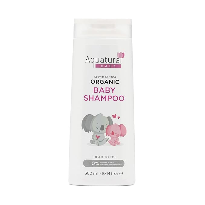 Organic Baby Shampoo - Plant-Based, Vegan & Gentle for Toddler, Moisturizing, Softens Hair - Girls & Boys Newborns, Kids Shampoo Natural for Sensitive Skin (10.14 fl oz)