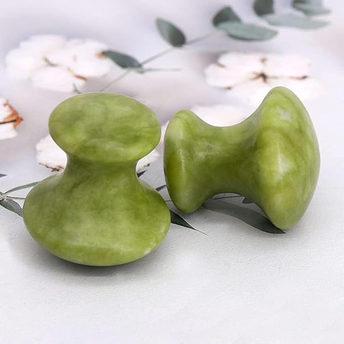 Mushroom Jade Gua Sha Facial Tools, Relaxing