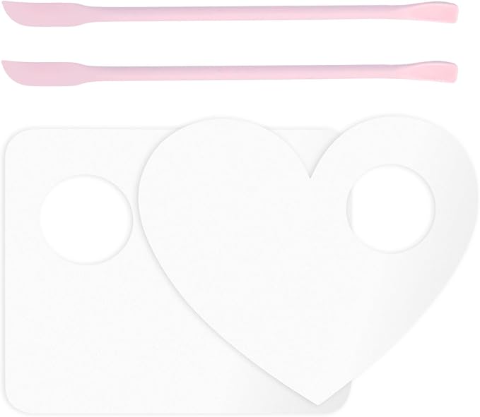 Makeup Mixing Palette Spatula Set, 2PCS Mini Acrylic