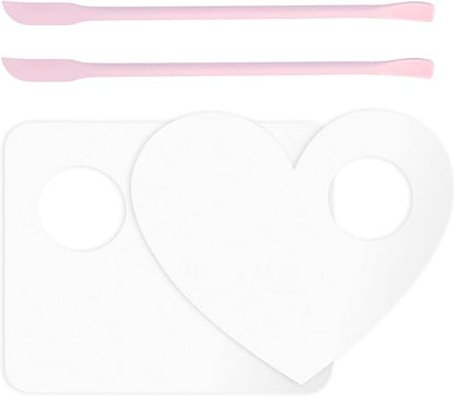 Makeup Mixing Palette Spatula Set, 2PCS Mini Acrylic