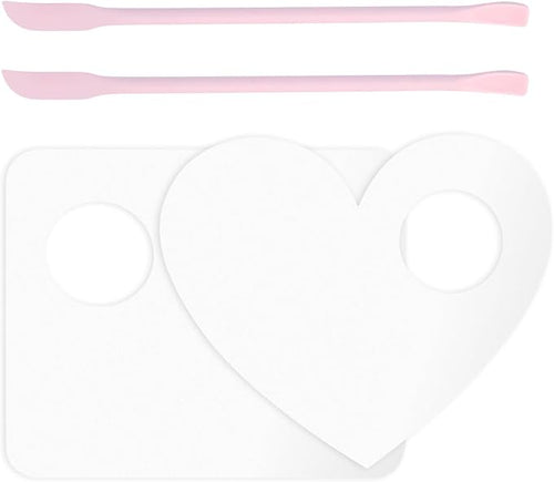 Makeup Mixing Palette Spatula Set, 2PCS Mini Acrylic