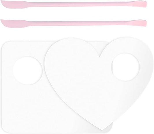 Makeup Mixing Palette Spatula Set, 2PCS Mini Acrylic