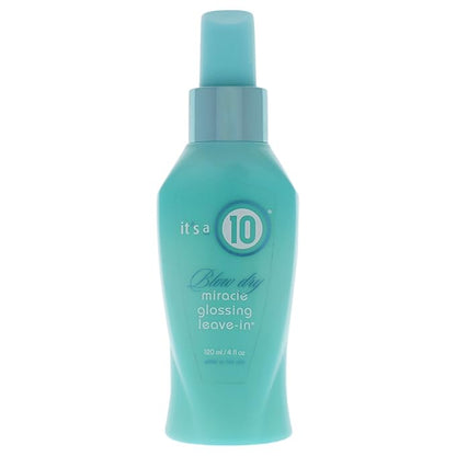Its A 10 Miracle Blow Dry Glossing Leave-In Treatment Unisex 4 oz
