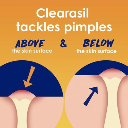 Clearasil Acne Treatment Facial Cleansing Pads, Stubborn Acne Control 5-in-1 Daily Pads, 90 Pads (Pack of 3)
