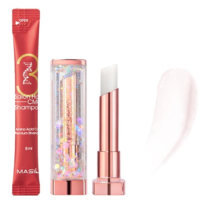 Sparkle Cute Lip Balm, Color Changing, Lake