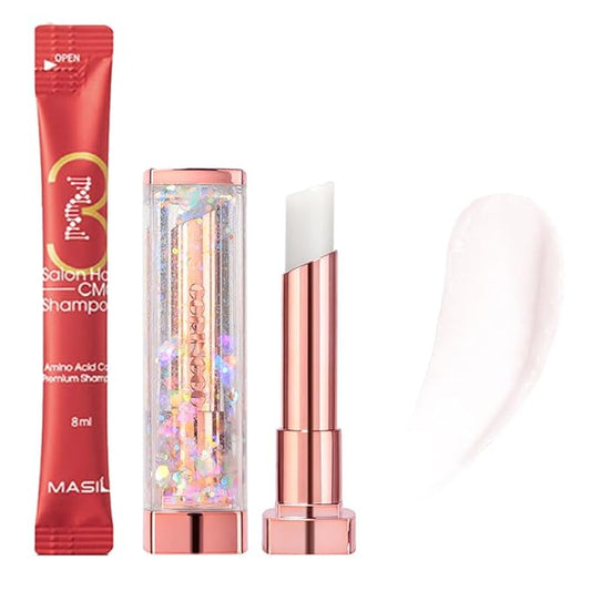 Sparkle Cute Lip Balm, Color Changing, Lake