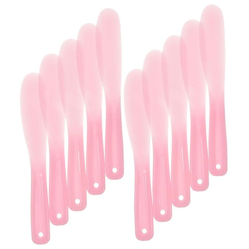 10pcs Tool Stick Makeup Spatula Cosmetic Plate Mixer