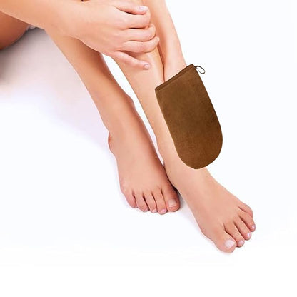 Get a Flawless,Even Tan with Yoseng's 3-in-1 Self Tanning Mitt Set - Includes Body Self Tan Mitt, Tanning Brush for Face, and Self Tanner Back Applicator