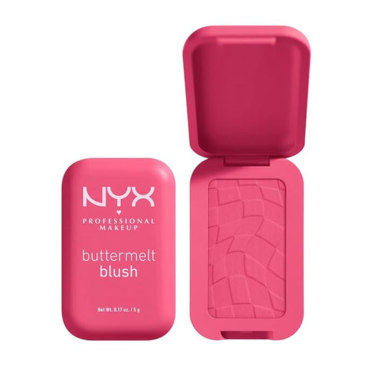 NYX PROFESSIONAL MAKEUP Buttermelt Powder Blush, Fade and Getting Butta