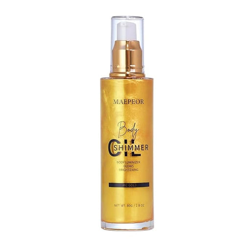 MAEPEOR Shimmer Body Luminizer 5 Colors Moisturizing Glow 80ML