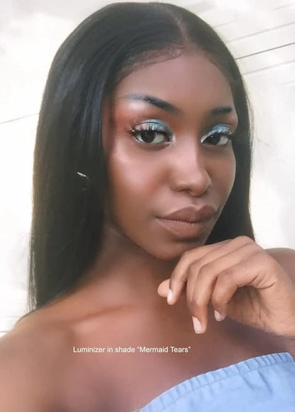 M2U NYC Liquid Highlighter Makeup, Luminizer Pearl, Shimmer Illuminating (Orange-Futurity)