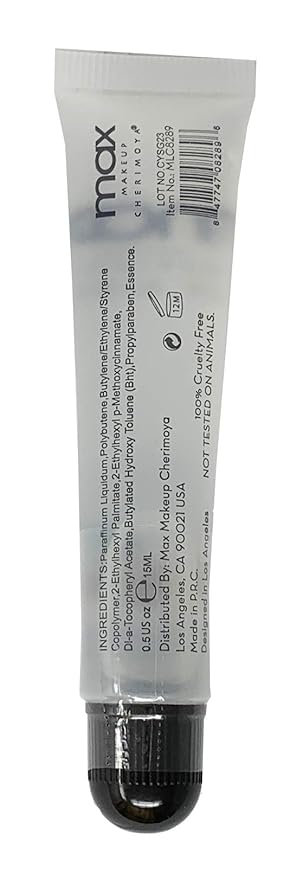 Cherimoya (3Pack) MAX Makeup Lip Polish Coconut Oil Clear Gloss