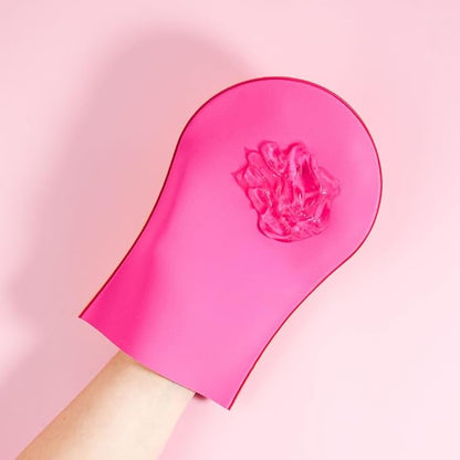 b.tan Gel Body Self Tanning Mitt | Glow Your Own Way Smooth Gel Mitt - Sunless Tan Gel Applicator Glove, Streak-Free, Even Application, Double Sided, Reusable