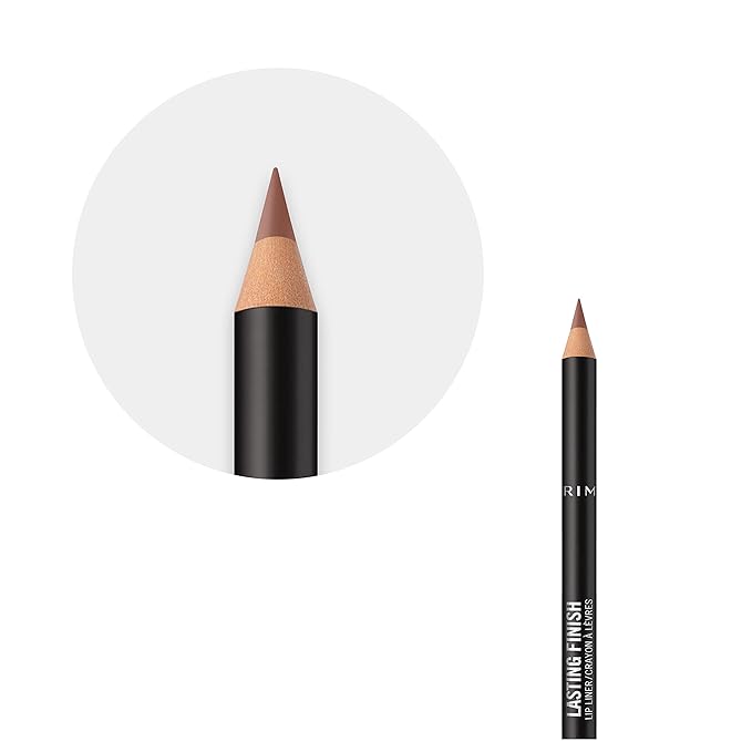 Rimmel Lasting Finish 8HR Lip Liner, 705 Cappuccino, Shelf Pack of 3