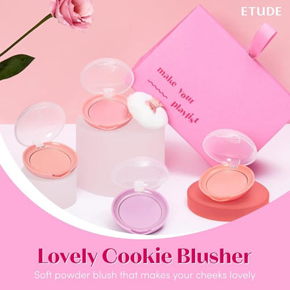 ETUDE Lovely Cookie Blusher #OR201 Apricot Peach Mousse 4g